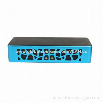 Bluetooth Speaker, Version 2.1+EDR, Distortion: <1%, SNR>85db, crisp and polished sound